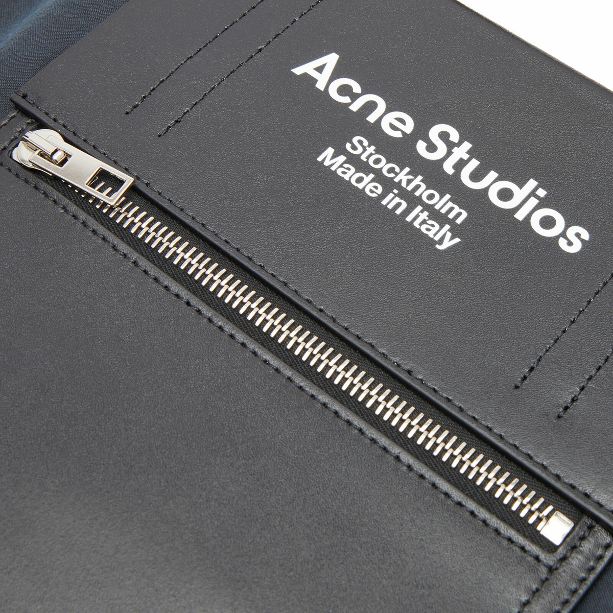 Acne Studios Men's Baker Out Medium Tote in Black Acne Studios