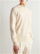De Petrillo - Merino Wool and Cashmere-Blend Sweater - White