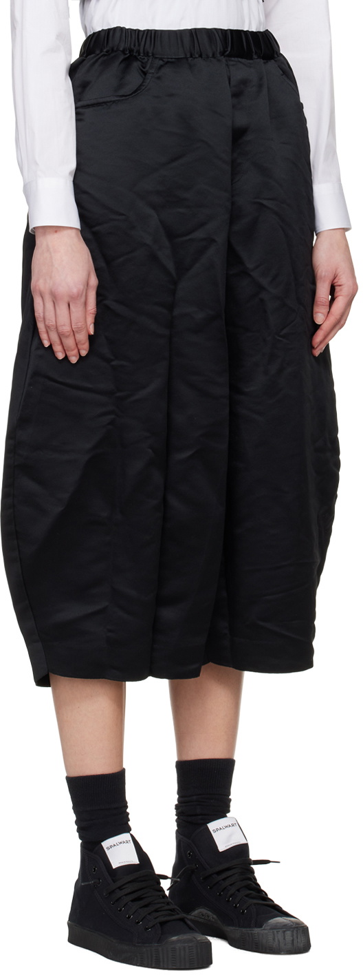 Black Comme des Garçons Black Drawstring Shorts