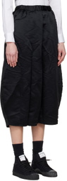 Black Comme des Garçons Black Drawstring Shorts