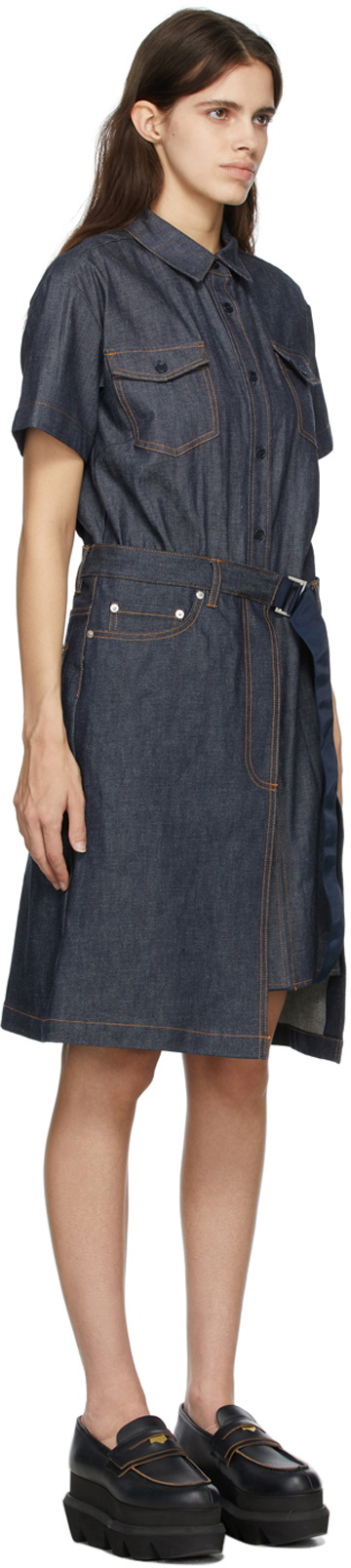 A.P.C. Indigo Sacai Edition Denim Keiko Dress