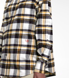 Victoria Beckham - Checked cotton flannel shirt