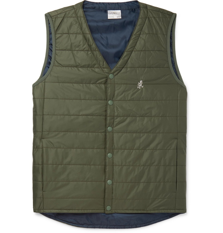 Photo: Gramicci - Quilted Shell Gilet - Green