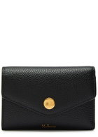 Mulberry Logo Grained Leather Wallet - Black - One Size