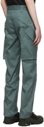 AFFXWRKS Blue Tapered Fit Cargo Pants