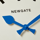 Newgate Clocks Number Five Railway Wall Clock in Blue