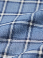 Emma Willis - Slim-Fit Checked Cotton Shirt - Blue