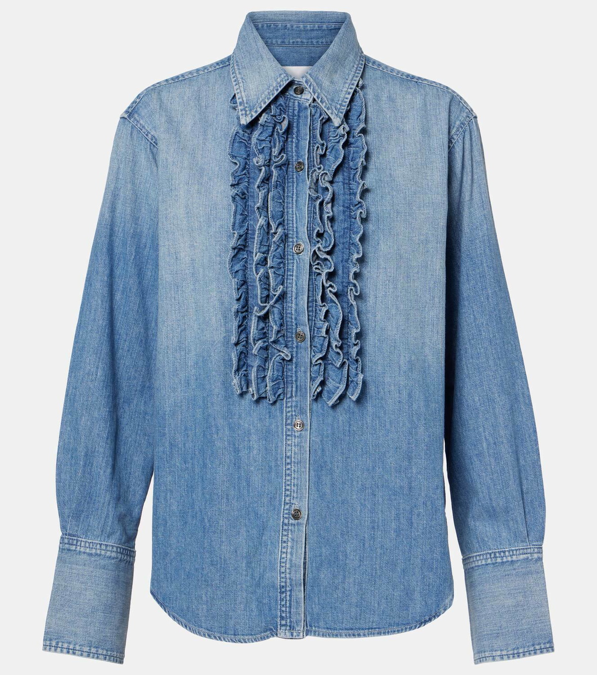 Citizens of Humanity Ruffled denim shirt Citizens of Humanity