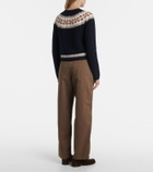 Frame Fair Isle cashmere cardigan