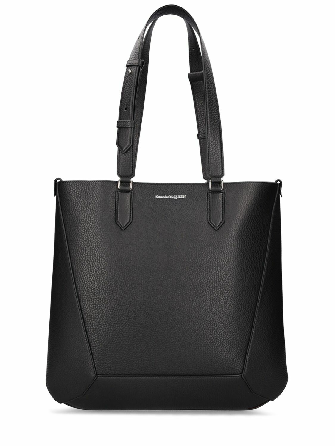 ALEXANDER MCQUEEN The Edge Medium Leather Tote Bag Alexander
