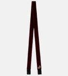 Etro Embellished paisley cotton velvet scarf