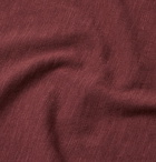 Nudie Jeans - Roger Slub Cotton-Jersey T-Shirt - Men - Burgundy