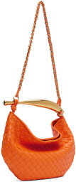 Bottega Veneta Orange Sardine With Chain Bag