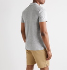 Onia - Shaun Cotton-Blend Terry Polo Shirt - Gray