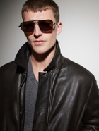 Jacques Marie Mage - Kalispell Aviator-Style Titanium Sunglasses