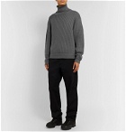 AFFIX - Waffle-Knit Merino Wool Rollneck Sweater - Gray
