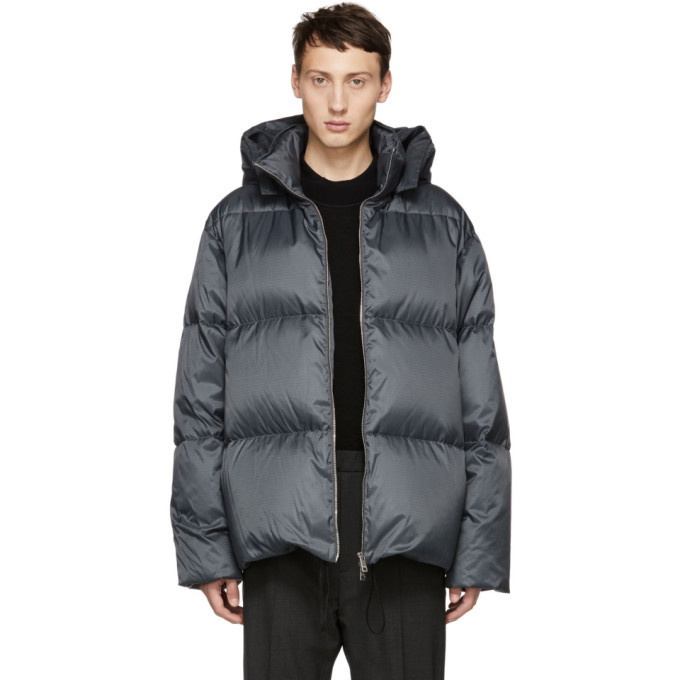 Photo: Jil Sander Grey Quilted Down Riversdale Jacket