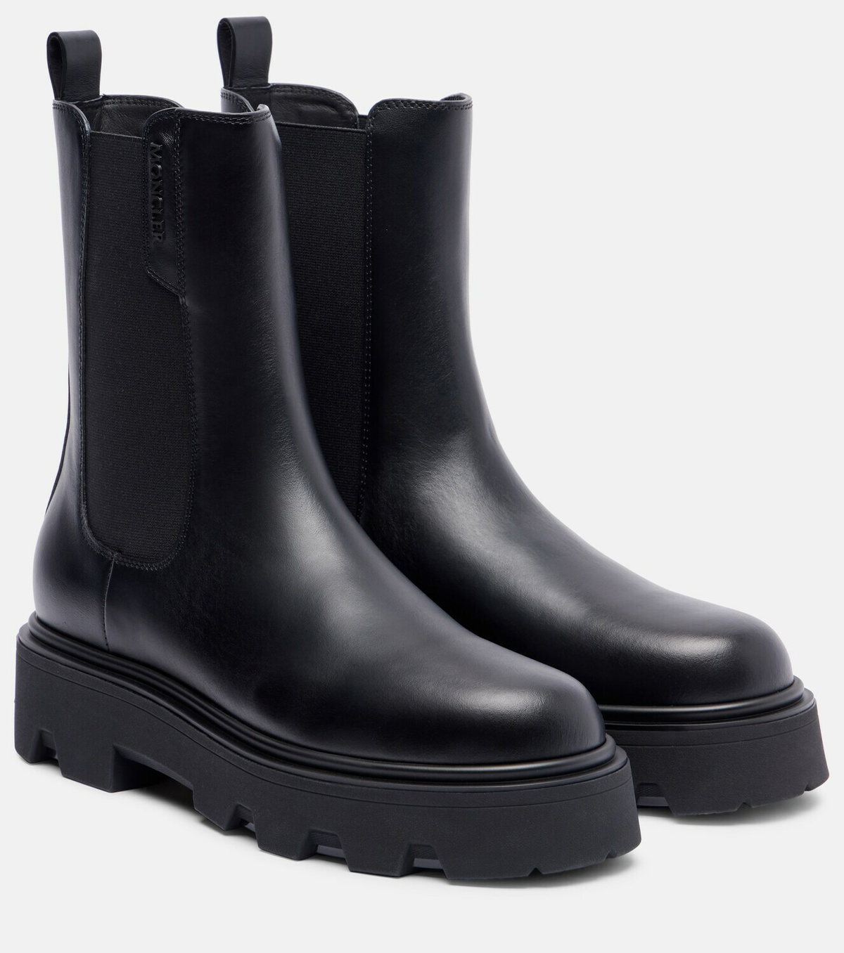Moncler Aurea leather Chelsea boots
