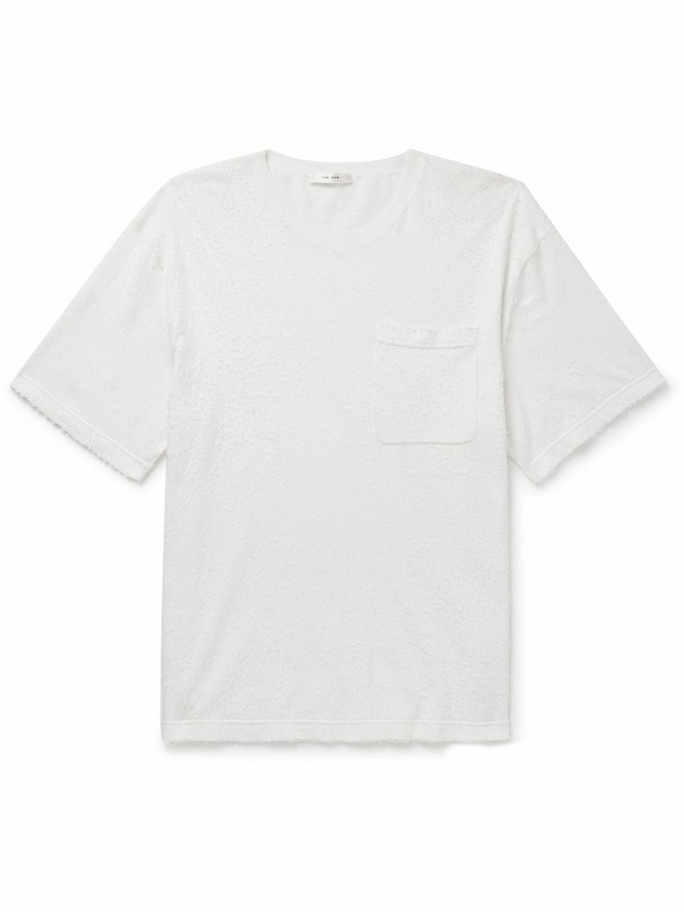Photo: The Row - Paddy Brushed Cotton-Jersey T-Shirt - White