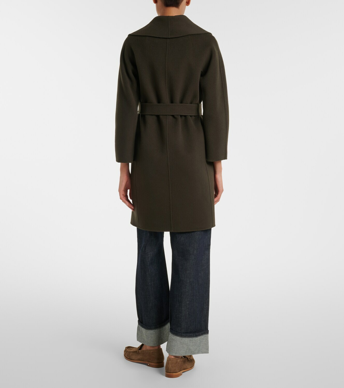 'S Max Mara Virgin wool wrap coat