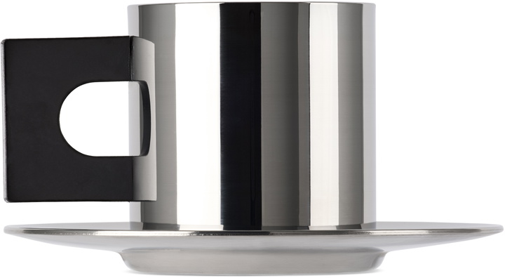 Photo: Louise Roe Silver S.R. Metal Cup & Saucer Set