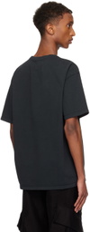 Rhude Black 'Rhude' University T-shirt