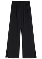 Forte_forte Crepe Trousers Black