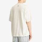 Air Jordan Men's Essential 85' Crew Photo T-Shirt in Sail/Varsity Red