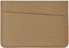 Maison Margiela Taupe Four Stitches Card Holder