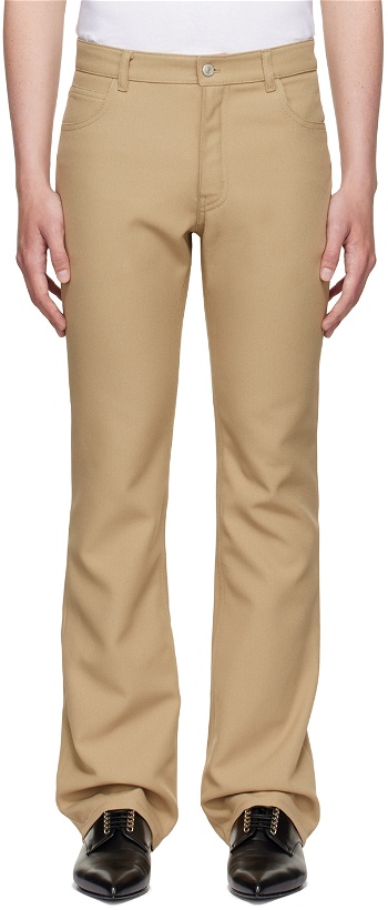 Photo: Courrèges Beige Recycled Polyester Trousers
