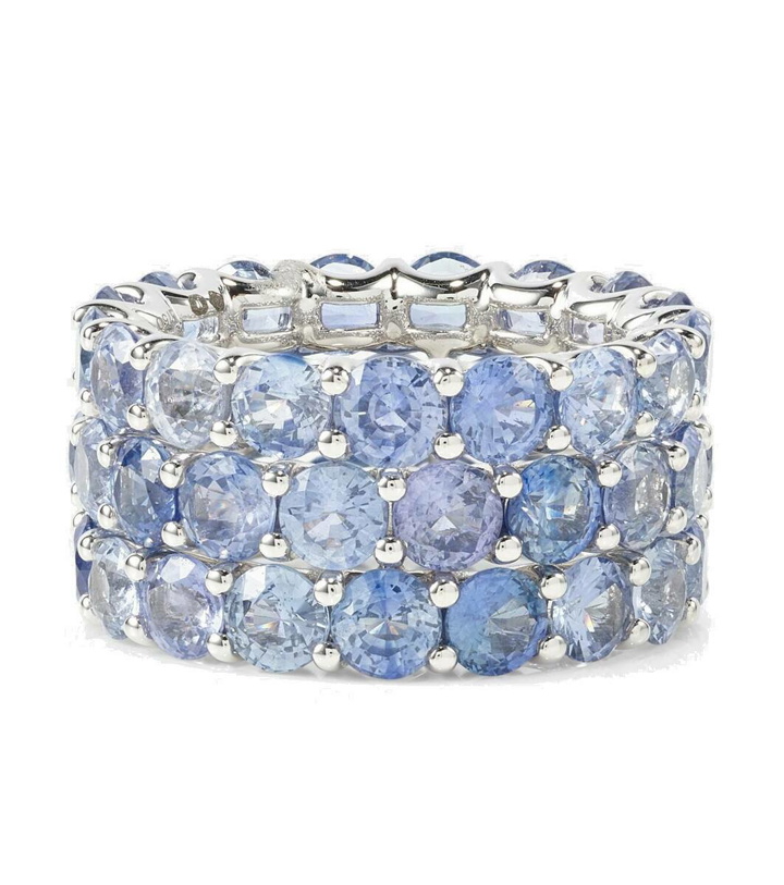 Photo: Bucherer Fine Jewellery Ocean Breeze 18kt white gold ring with sapphires