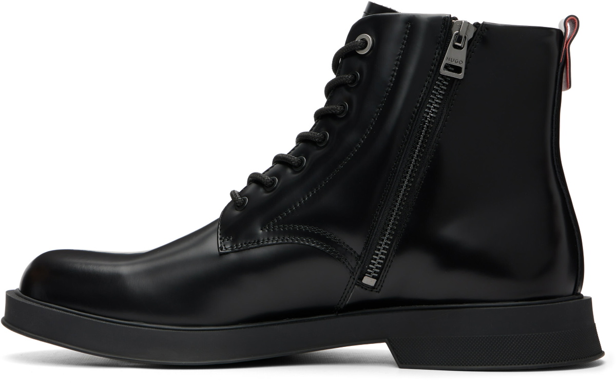 Hugo Black Leather Boots