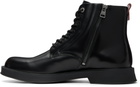 Hugo Black Leather Boots