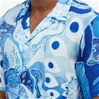 Endless Joy Men's Voodoo Child Vacation Shirt in Blue