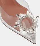 Amina Muaddi Begum embellished PVC slingback pumps