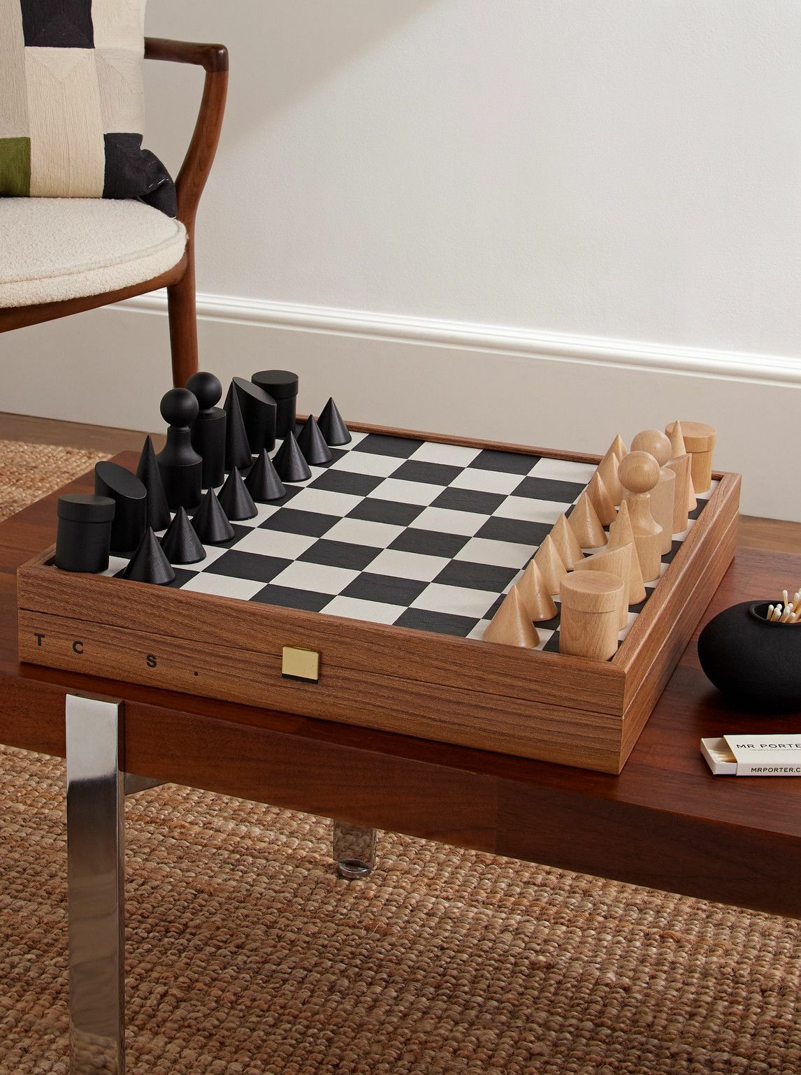 The Conran Shop - Wood and Felt Chess Set