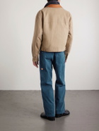 Versace - Straight-Leg Cotton-Canvas Trousers - Blue