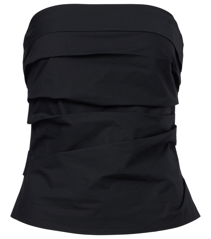 Photo: Proenza Schouler White Label Maisy cotton-blend tube top