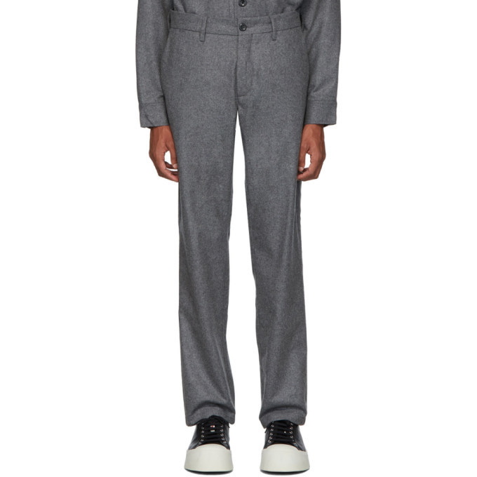 Photo: Norse Projects Grey Wool Aros Trousers