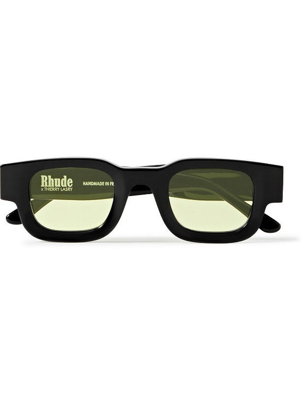 Photo: Rhude - Thierry Lasry Rhevision Rectangle-Frame Acetate Sunglasses