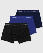 Calvin Klein Underwear Cotton Stretch Trunk 3 Pk Black|Blue - Mens - Boxers & Briefs