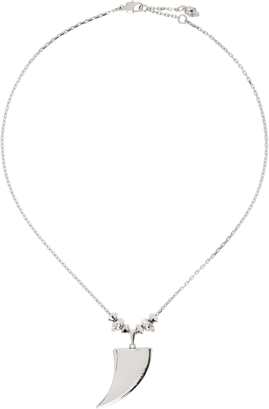 Photo: McQueen Silver Tiger Claw Necklace