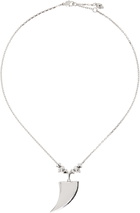 McQueen Silver Tiger Claw Necklace