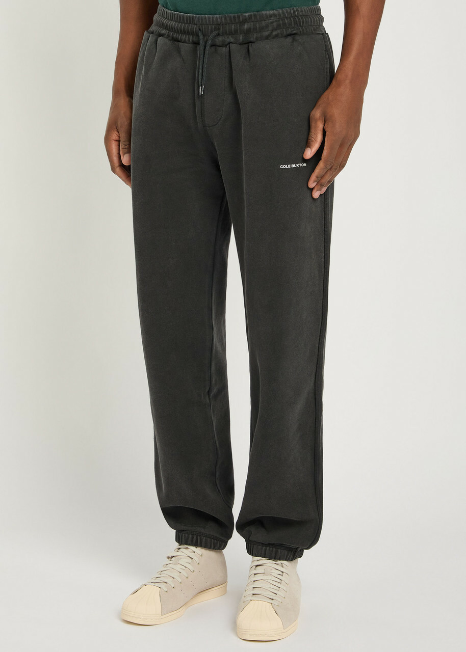 Cole Buxton Logo-print Cotton Sweatpants Black