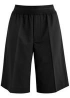 Helmut Lang Logo-jacquard Woven car Shorts Black