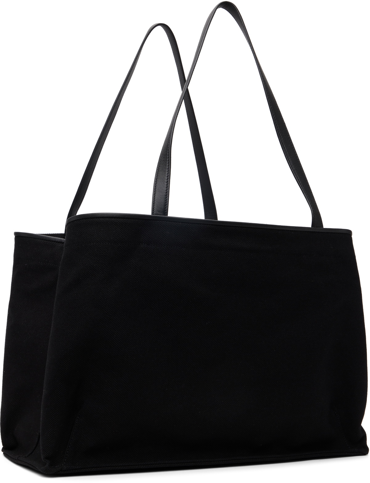 LE17SEPTEMBRE Black Vacanza Canvas Tote