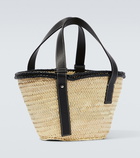 Loewe - Paula's Ibiza small leather-trimmed basket tote