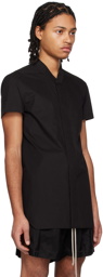 Rick Owens Black Golf Shirt