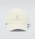 Brunello Cucinelli Logo cotton baseball cap
