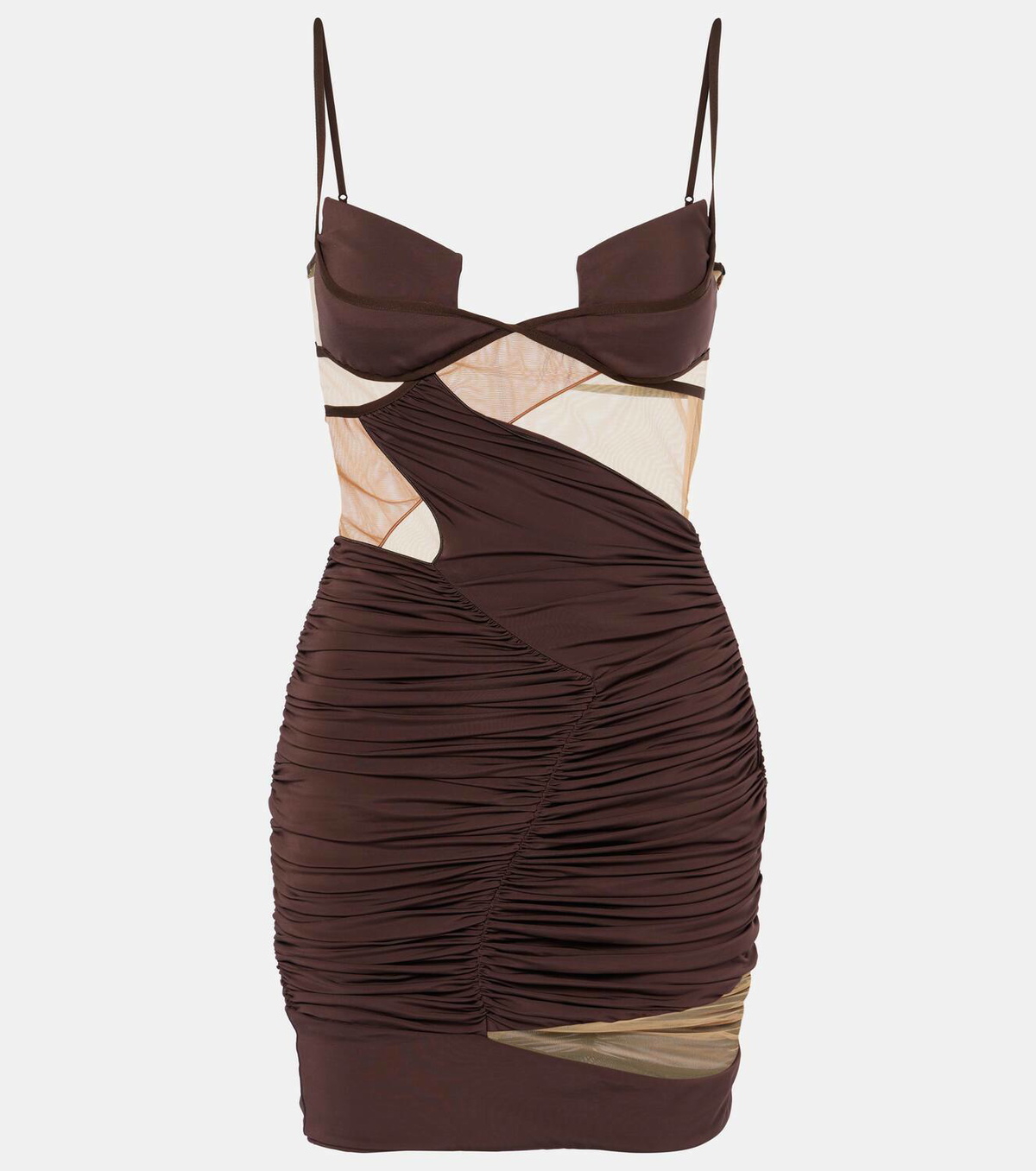 Nensi Dojaka Draped minidress